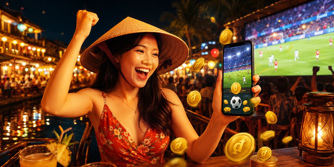 Người đội nón lá xem thể thao và đặt cược tại khu du lịch Phú Quốc Kiên Giang